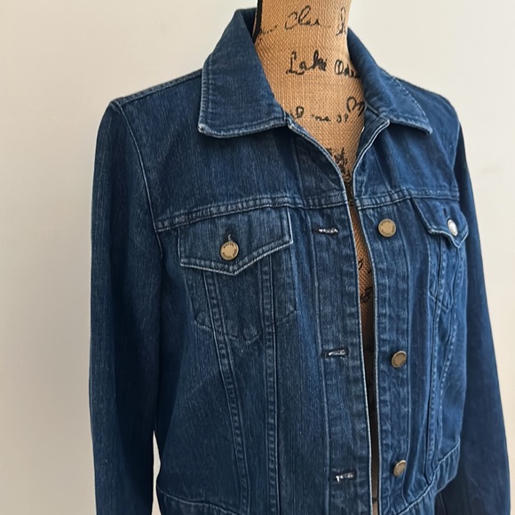 MICHAEL-MICHAEL KORS || Blue Denim Jacket. Sz. L - Picture 6 of 10